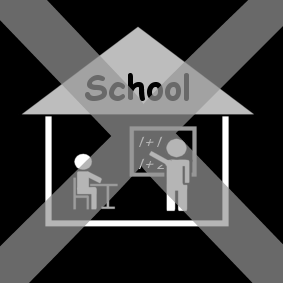 no school